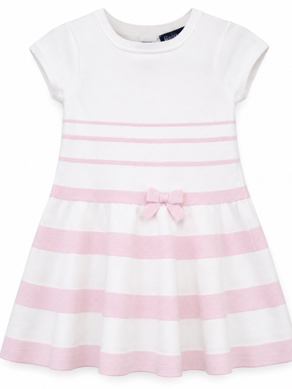 Janie and jack sweater toddler pink and white dress size 12-18 months